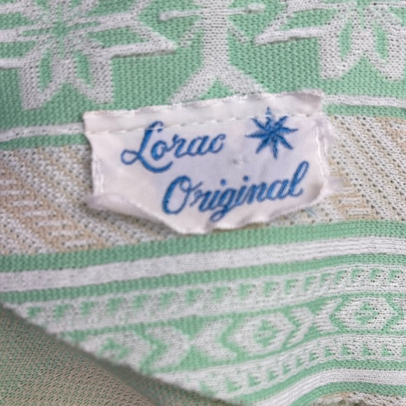 Vintage 1960’s Knit Shift Dress w/ Matching Jacket & Belt Geometric Polyester - Picture 7 of 8